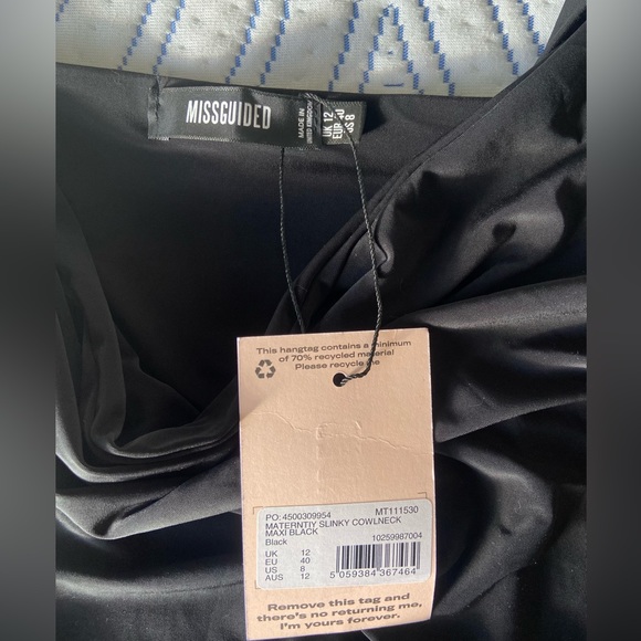New Missguided Black Maternity Dress - Picture 4 of 4